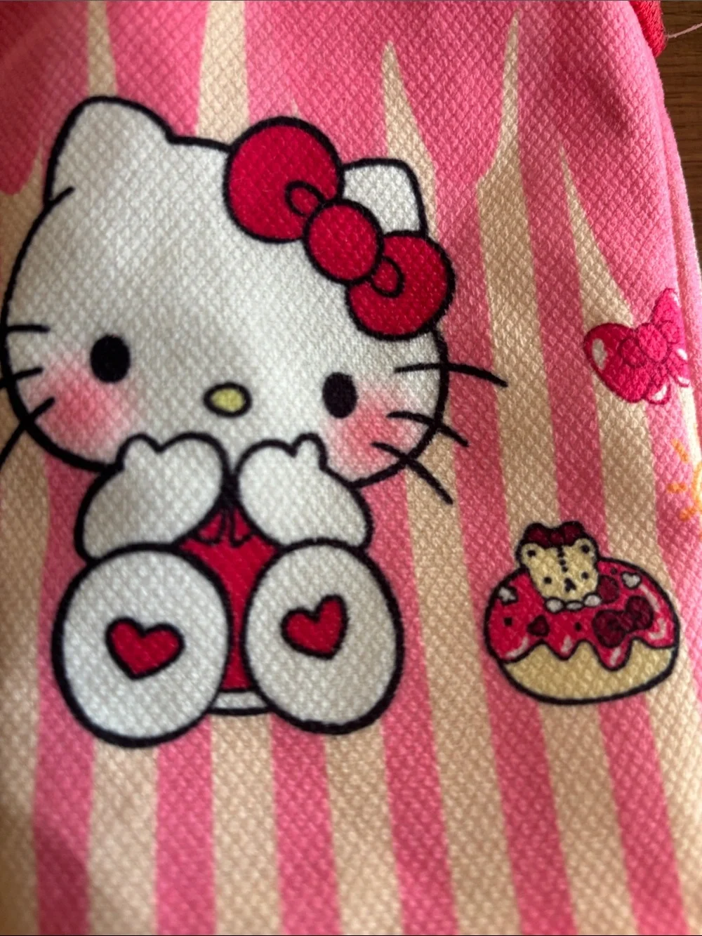 Hello Kitty Pink and Red Kids Crossbody Pouch Shoulder water bottle bag